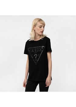 Damski t-shirt z nadrukiem GUESS ADELE SS CN TEE ze sklepu Sportstylestory.com w kategorii Bluzki damskie - zdjęcie 175287597