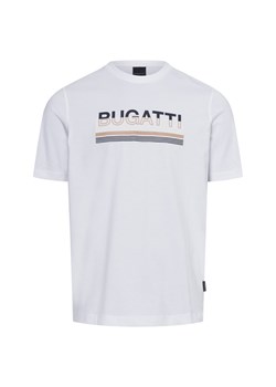 Bugatti Koszulka męska Mężczyźni Bawełna biały wzorzysty ze sklepu vangraaf w kategorii T-shirty męskie - zdjęcie 175292507