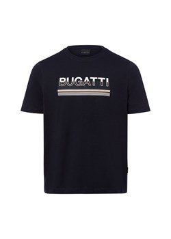 Bugatti Koszulka męska Mężczyźni Bawełna granatowy wzorzysty ze sklepu vangraaf w kategorii T-shirty męskie - zdjęcie 175292508