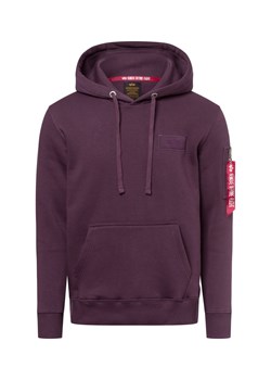 Alpha Industries Bluza nierozpinana Mężczyźni lila jednolity ze sklepu vangraaf w kategorii Bluzy męskie - zdjęcie 175311637