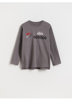 Reserved - Longsleeve z nadrukiem Nascar - ciemnoszary ze sklepu Reserved w kategorii T-shirty chłopięce - zdjęcie 175326476