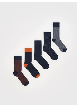 Reserved - 5 pack skarpet - granatowy ze sklepu Reserved w kategorii Skarpetki męskie - zdjęcie 175326755