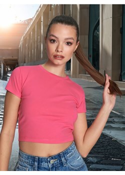 Sinsay - Koszulka - różowy ze sklepu Sinsay w kategorii Bluzki damskie - zdjęcie 175327797