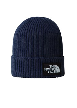 Czapka The North Face Logo Box Beanie 0A3FJX8K21 - granatowa ze sklepu streetstyle24.pl w kategorii Czapki zimowe męskie - zdjęcie 175328268