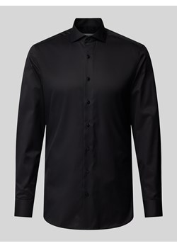 Koszula biznesowa o kroju slim fit z diagonalu ze sklepu Peek&Cloppenburg  w kategorii Koszule męskie - zdjęcie 175331328