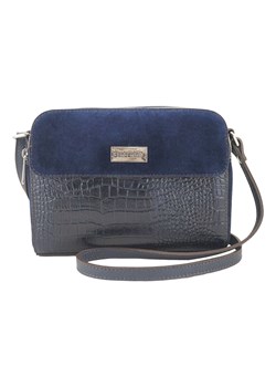 Stylowa torebka crossbody trzykomorowa - Granatowa ze sklepu butyolivier w kategorii Listonoszki - zdjęcie 175334668