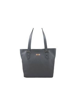 Shopper bag - Włoska duża torebka miejska skórzana - Szara ciemna ze sklepu butyolivier w kategorii Torby Shopper bag - zdjęcie 175335298