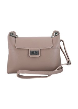 Torebka damska skórzana crossbody  Różowa pudrowa ze sklepu butyolivier w kategorii Listonoszki - zdjęcie 175335838