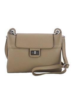 Torebka damska skórzana crossbody - Beżowa ze sklepu butyolivier w kategorii Listonoszki - zdjęcie 175336406