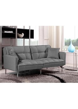 Sofa pikowana rozkładana Ervin - popiel ze sklepu Edinos.pl w kategorii Sofy i kanapy - zdjęcie 175339849