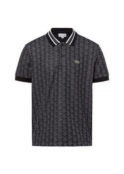 Lacoste Męska koszulka polo Mężczyźni Bawełna czarny wzorzysty ze sklepu vangraaf w kategorii T-shirty męskie - zdjęcie 175343577