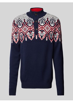 Sweter z dzianiny ze stójką ze sklepu Peek&Cloppenburg  w kategorii Swetry męskie - zdjęcie 175347498