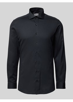 Koszula biznesowa o kroju slim fit z kołnierzykiem typu cutaway ze sklepu Peek&Cloppenburg  w kategorii Koszule męskie - zdjęcie 175351835