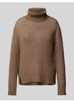 Sweter z dzianiny z golfem ze sklepu Peek&Cloppenburg  w kategorii Swetry damskie - zdjęcie 175356879