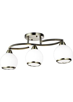 Patynowy żyrandol z 3 kloszami - S583-Juron ze sklepu Edinos.pl w kategorii Lampy wiszące - zdjęcie 175359046