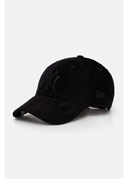 New Era czapka z daszkiem bawełniana NEW YORK YANKEES kolor czarny z aplikacją 60565331 ze sklepu PRM w kategorii Czapki z daszkiem damskie - zdjęcie 175359955