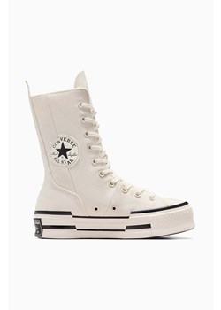 Converse trampki Chuck 70 Plus Xhi damskie kolor biały A08261C ze sklepu PRM w kategorii Trampki damskie - zdjęcie 175360037