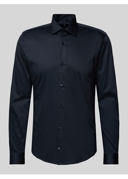 Koszula biznesowa o kroju slim fit z kołnierzykiem typu kent model ‘Pit’ ze sklepu Peek&Cloppenburg  w kategorii Koszule męskie - zdjęcie 175365908