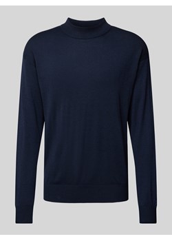 Sweter z dzianiny ze stójką model ‘CORE’ ze sklepu Peek&Cloppenburg  w kategorii Swetry męskie - zdjęcie 175365935