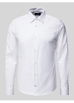 Koszula biznesowa o kroju slim fit z kołnierzykiem typu kent model ‘Pierce’ ze sklepu Peek&Cloppenburg  w kategorii Koszule męskie - zdjęcie 175365958