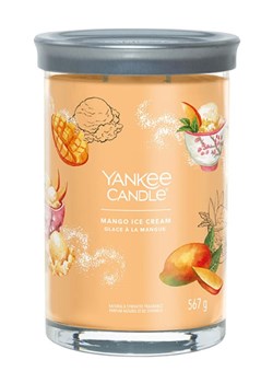 Yankee Candle Świeca zapachowa &quot;Mango Ice Cream&quot; - 567 g ze sklepu Limango Polska w kategorii Świece i dyfuzory - zdjęcie 175366437