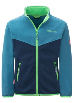 Trollkids Kurtka polarowa &quot;Oppdal XT&quot; w kolorze granatowo-niebieskim ze sklepu Limango Polska w kategorii Kurtki chłopięce - zdjęcie 175367287
