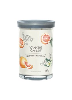 Yankee Candle Świeca zapachowa &quot;White Spruce &amp; Grapefruit&quot; - 567 g ze sklepu Limango Polska w kategorii Świece i dyfuzory - zdjęcie 175368008