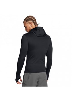 Męski longsleeve treningowy z kapturem Under Armour UA Cg Elite Scuba Hdy - czarny ze sklepu Sportstylestory.com w kategorii T-shirty męskie - zdjęcie 175370446