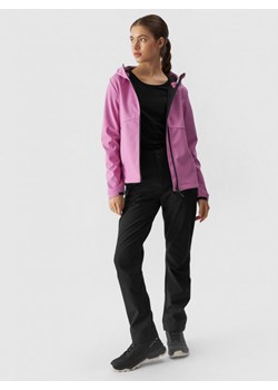 Damska kurtka softshell membrana 5000 4F 4FWAW24TSOFF285 - różowa ze sklepu Sportstylestory.com w kategorii Kurtki damskie - zdjęcie 175370655