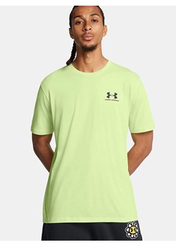 Under Armour Koszulka w kolorze zielonym ze sklepu Limango Polska w kategorii T-shirty męskie - zdjęcie 175376685