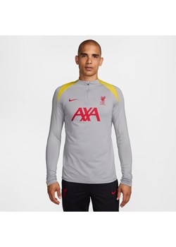 Męska treningowa koszulka piłkarska Nike Dri-FIT Liverpool F.C. Strike (wersja trzecia) - Szary ze sklepu Nike poland w kategorii T-shirty męskie - zdjęcie 175379827