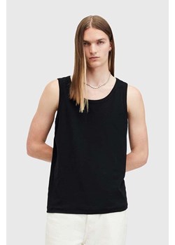 AllSaints top bawełniany EDWARDS VEST kolor czarny M008JB ze sklepu ANSWEAR.com w kategorii T-shirty męskie - zdjęcie 175387915