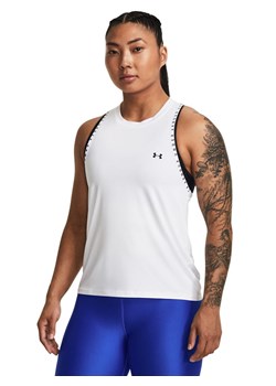 Under Armour Top sportowy &quot;Knockout Novelty Tank&quot; w kolorze białym ze sklepu Limango Polska w kategorii Bluzki damskie - zdjęcie 175388669