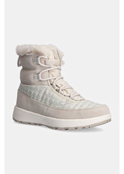 Columbia śniegowce Slopeside Peak Luxe V2 kolor szary 2104991 ze sklepu PRM w kategorii Śniegowce damskie - zdjęcie 175391005