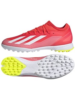 Buty piłkarskie adidas X Crazyfast League Tf IF0699 czerwone ze sklepu ButyModne.pl w kategorii Buty sportowe męskie - zdjęcie 175395029