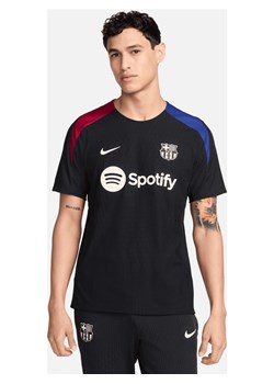 Męska koszulka piłkarska z krótkim rękawem Nike Dri-FIT ADV FC Barcelona Strike Elite - Czerń ze sklepu Nike poland w kategorii T-shirty męskie - zdjęcie 175395426