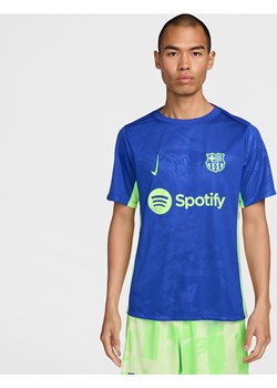 Męska przedmeczowa koszulka piłkarska Nike Dri-FIT FC Barcelona Academy Pro (wersja trzecia) - Niebieski ze sklepu Nike poland w kategorii T-shirty męskie - zdjęcie 175395439