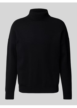 Sweter z dzianiny z golfem ze sklepu Peek&Cloppenburg  w kategorii Swetry męskie - zdjęcie 175395725