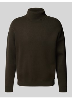 Sweter z dzianiny z golfem ze sklepu Peek&Cloppenburg  w kategorii Swetry męskie - zdjęcie 175395817