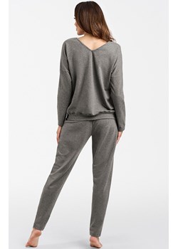 Komplet dresowy z długim rękawem i długimi spodniami szary Karina, Kolor ciemny szary, Rozmiar 2XL, Italian Fashion ze sklepu Intymna w kategorii Dresy damskie - zdjęcie 175396588