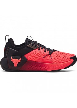 Męskie buty treningowe Under Armour Project Rock 6 - czerwone ze sklepu Sportstylestory.com w kategorii Buty sportowe męskie - zdjęcie 175400208