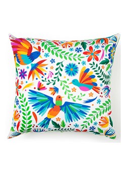 Trendy Kitchen by EXCÉLSA Poduszka &quot;Mexican Flowers&quot; w kolorze zielonym ze wzorem - 45 x 45 cm ze sklepu Limango Polska w kategorii Poduszki dekoracyjne - zdjęcie 175403587
