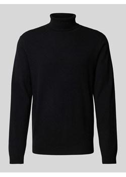 Sweter z dzianiny z golfem ze sklepu Peek&Cloppenburg  w kategorii Swetry męskie - zdjęcie 175414578