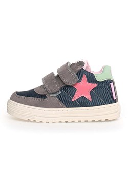 Naturino Skórzane sneakersy &quot;Hess&quot; w kolorze szaro-granatowo-jasnoróżowym ze sklepu Limango Polska w kategorii Buty sportowe dziecięce - zdjęcie 175414786