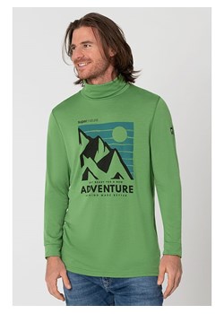 super.natural Koszulka &quot;Adventure&quot; w kolorze zielonym ze sklepu Limango Polska w kategorii T-shirty męskie - zdjęcie 175424039