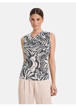 Gerry Weber Top w kolorze kremowo-czarnym ze sklepu Limango Polska w kategorii Bluzki damskie - zdjęcie 175428825