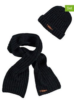 Tygo &amp; Vito 2-częściowy zestaw w kolorze granatowym ze sklepu Limango Polska w kategorii Czapki dziecięce - zdjęcie 175428867