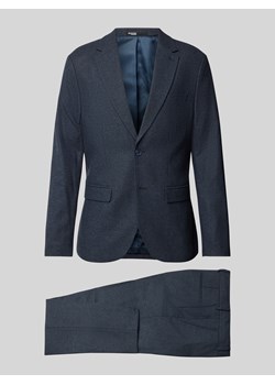 Garnitur o kroju slim fit z kieszeniami z patką ze sklepu Peek&Cloppenburg  w kategorii Garnitury męskie - zdjęcie 175431367