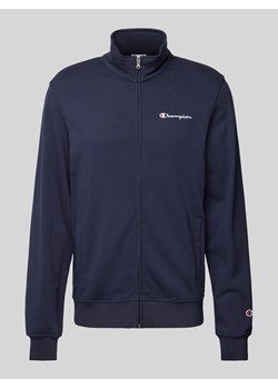 Bluza rozpinana z wyhaftowanym logo ze sklepu Peek&Cloppenburg  w kategorii Bluzy męskie - zdjęcie 175431625