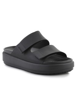 Klapki Crocs Brooklyn Luxe Sandal W 209586-060 czarne ze sklepu ButyModne.pl w kategorii Klapki damskie - zdjęcie 175432035